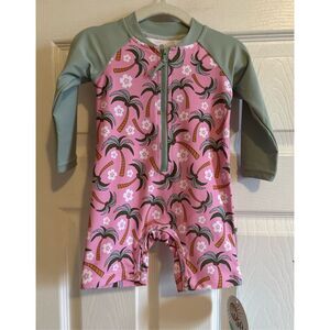 Caden Lane Girls One Piece Swimsuit Size 6-12 Months